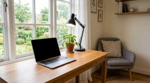 A Calm, Cozy Home Office: Simple Ways to Make a Small Workspace Feel Peaceful